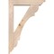 Ekena Millwork Olympic Traditional Smooth Bracket w/ Offset Brace, Douglas Fir, 5 1/2"W x 26"D x 38"H BKT0604X26X38OLY01SDF - alternate 3